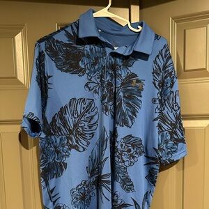 Under Armour Playoff Polo Shirt Blue Mens L